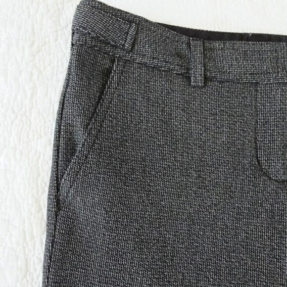 Express Women's Trousers Size 4 Columnist Black Grey Bootcut Dress Pants Office - Picture 4 of 16